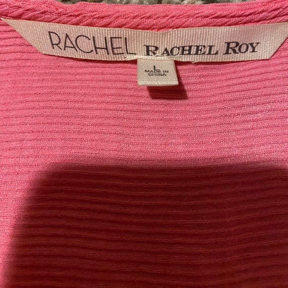 RACHEL Rachel Roy L Pink Blouse New with Tags - Picture 4 of 7